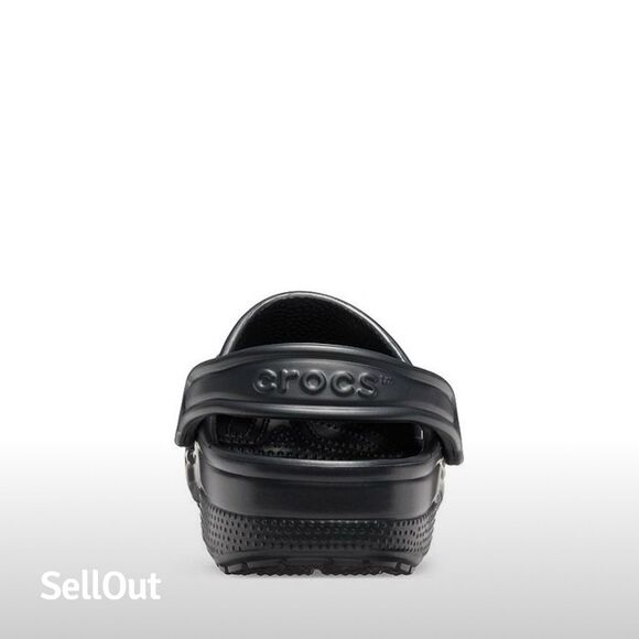 Crocs Unisex Adults's Classic Clogs Black Size W9/M7 Casual Slip-On Shoes - Picture 6 of 6